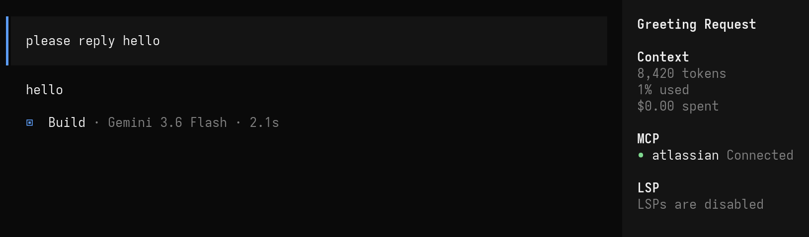 OpenCode MCP Sidebar Status